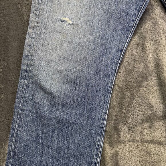 Levi’s 501 Jeans Men’s 36x27 Measured Tag 38x30 Altered Fade Thrashed Grunge - Picture 4 of 16